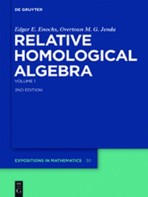 cover image of Relative Homological Algebra